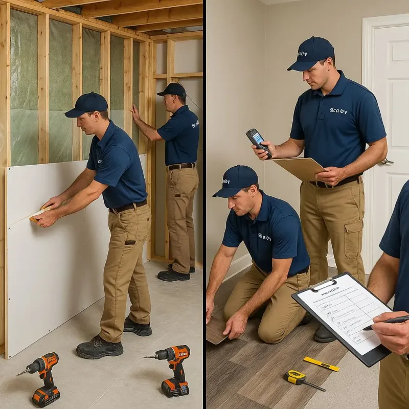 Repairs and Reconstruction process in Lake Camelot, IL